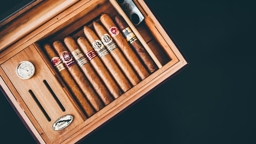 Why are Cuban cigars illegal - A box full of Cuban cigars.